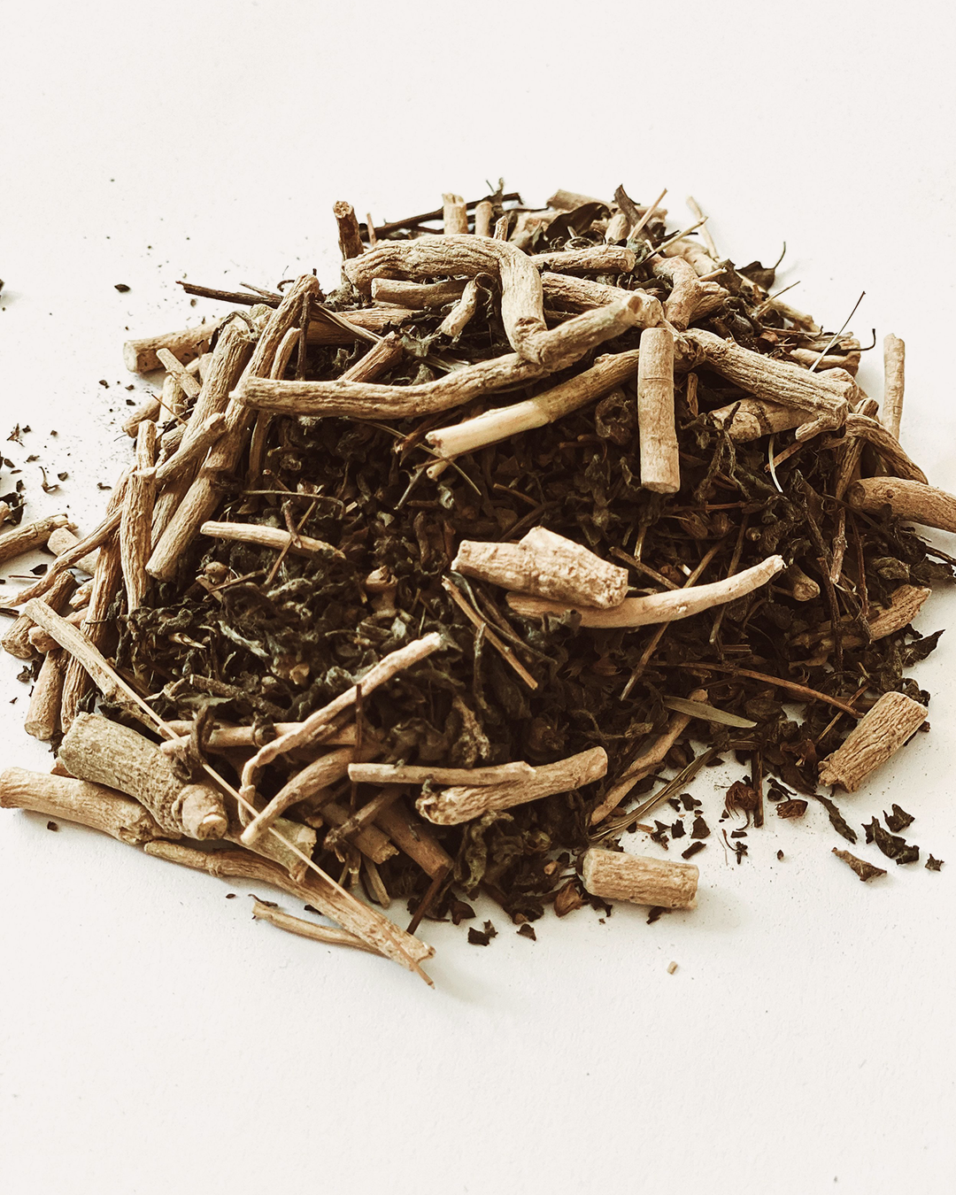 Black Krishna Tulsi and Ashwagandha Root Tea Blend By The Leaning Tree l 100g l 500g l 1 kg