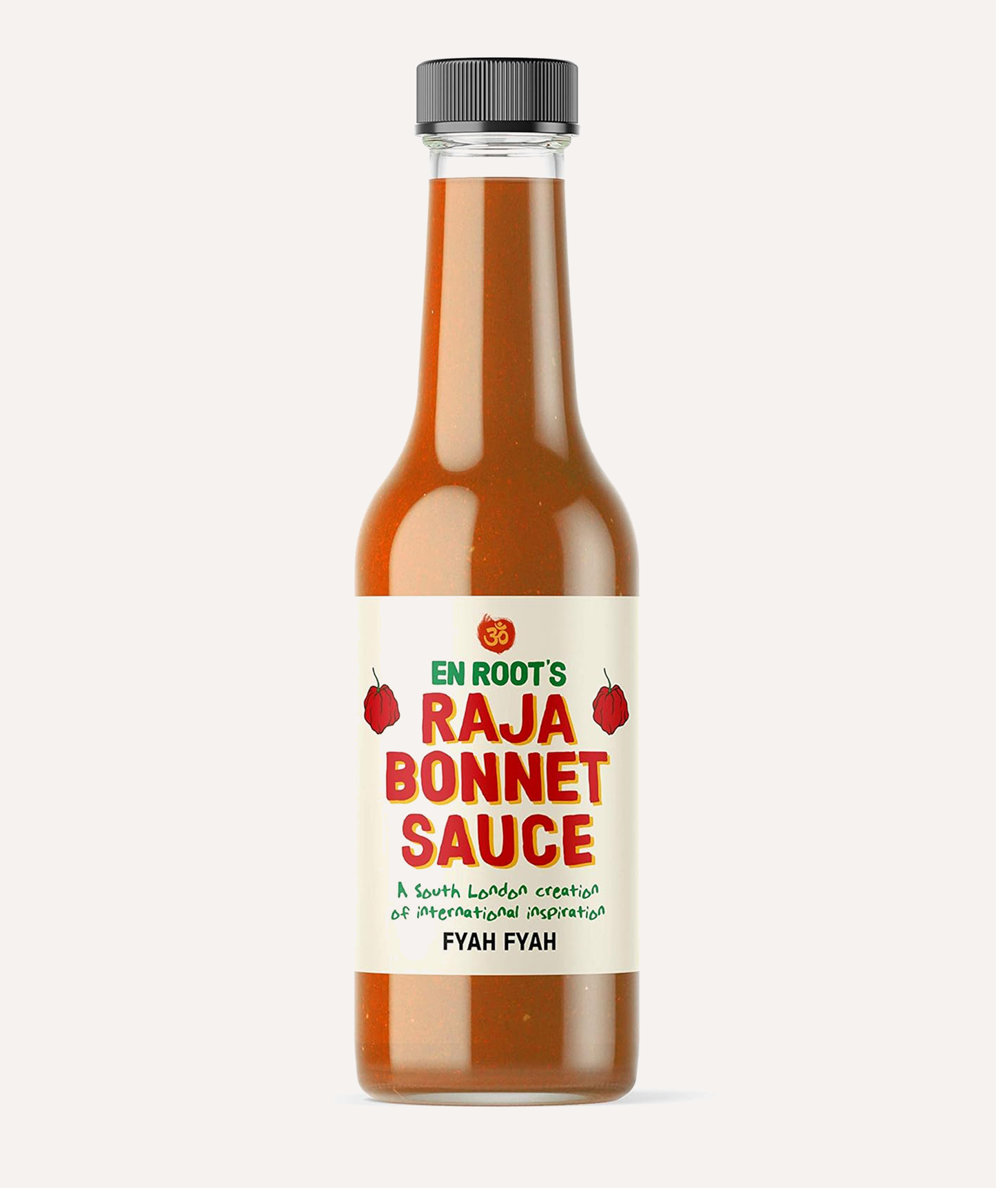En Root’s Raja Bonnet FYAH FYAH Sauce l London 250ml.