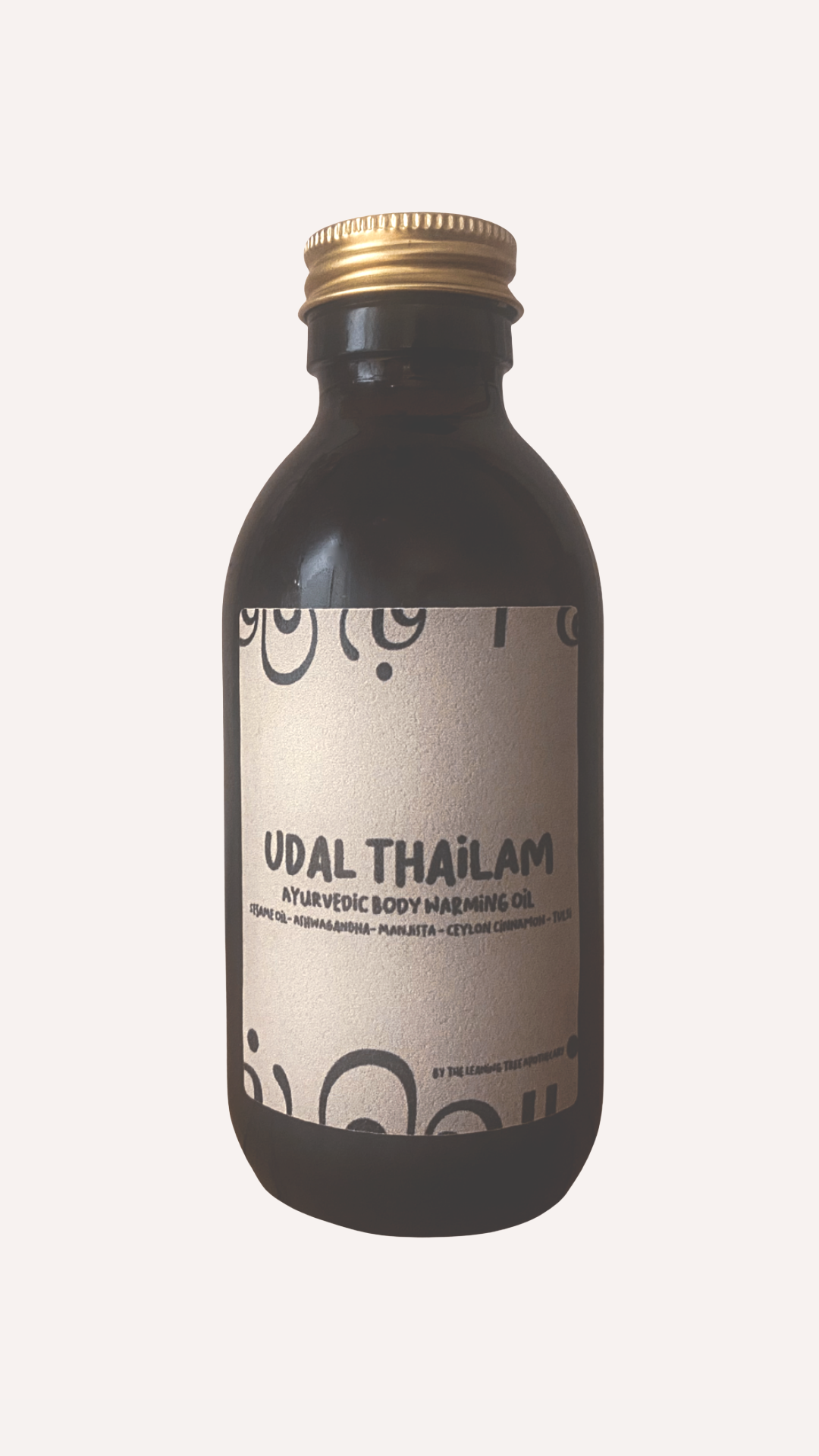 Ayurvedic Vata Balancing and  Body Warming Oil. - Udal Thailaim 150 ml Abhyanga Botlle